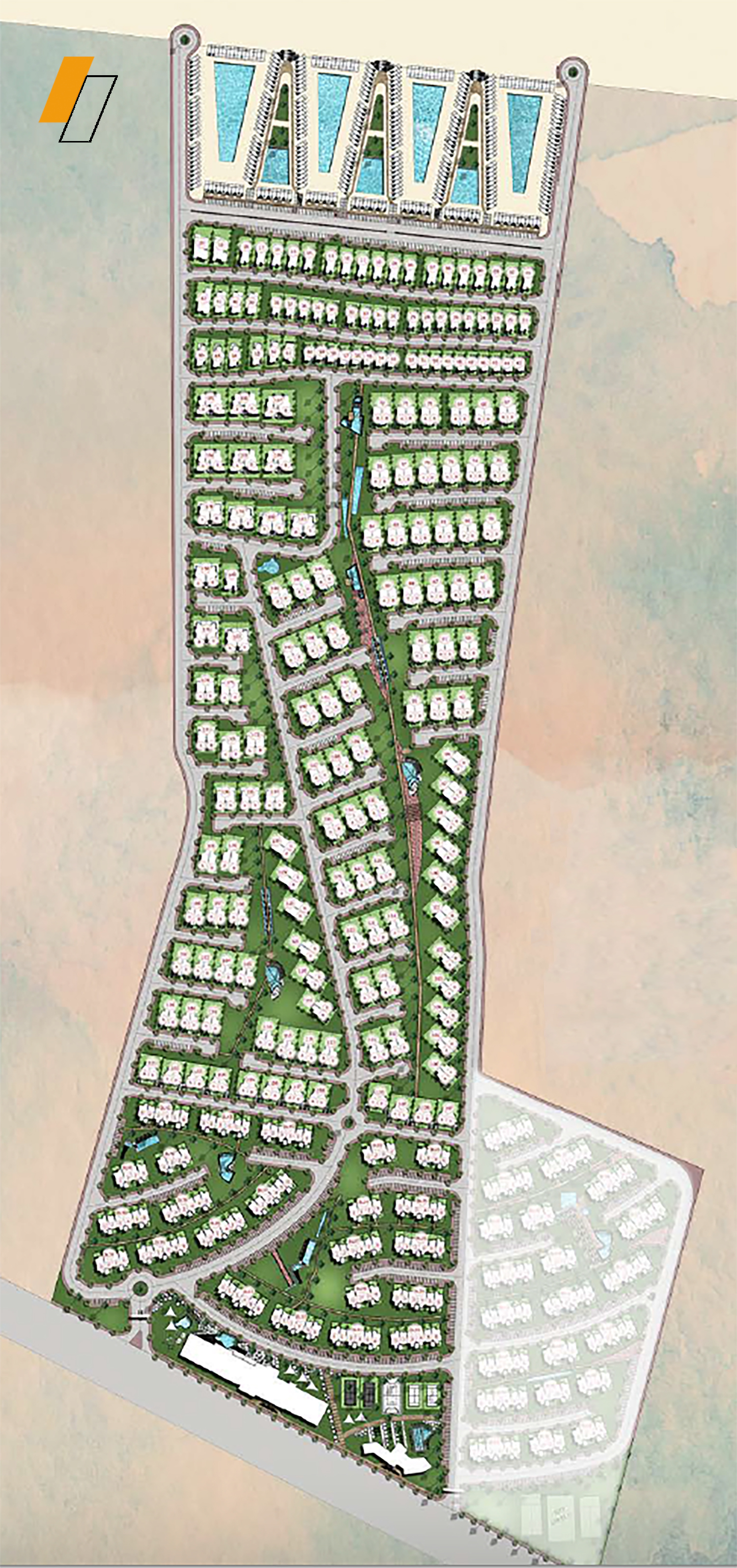 Hacienda West - Master plan image - Flash property                                                style=